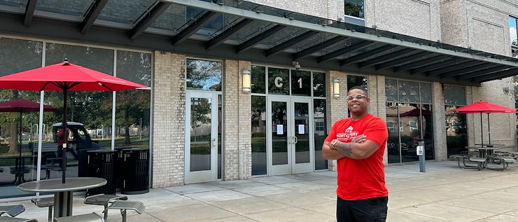 Darren Pierce Tourism and Hospitality Management student Darren Pierce