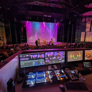 Audio and Visual control board for the Montco Cultural Center Theater