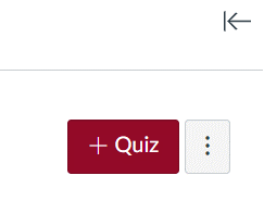 Create new quiz button