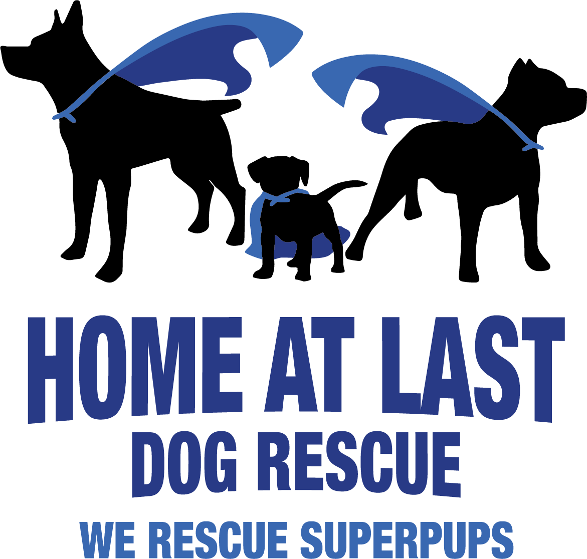 Home At Last Dog Rescue Logo