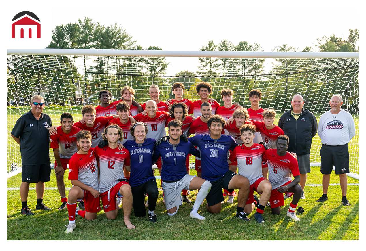 Montco Mustangs Men's Soccer Team Photo