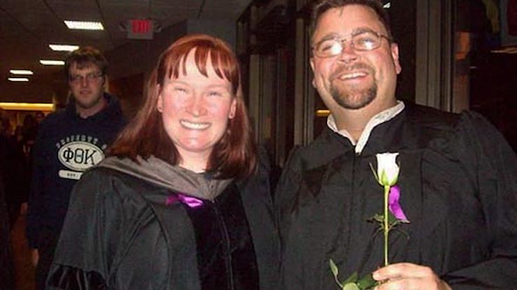 Assistant Professor Catherine Parzynski and Wayne Downs