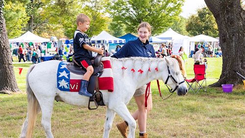 Whitpain Community Festival pony ride