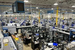 Branch Medical Group overhead view Overhead view of the Branch Medical Group manufacturing facility