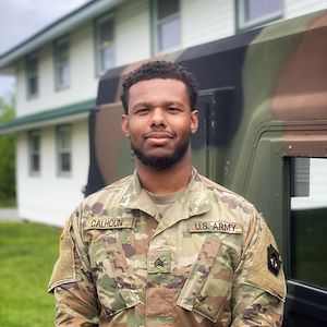 Headshot of Sgt. Ashon Calhoun